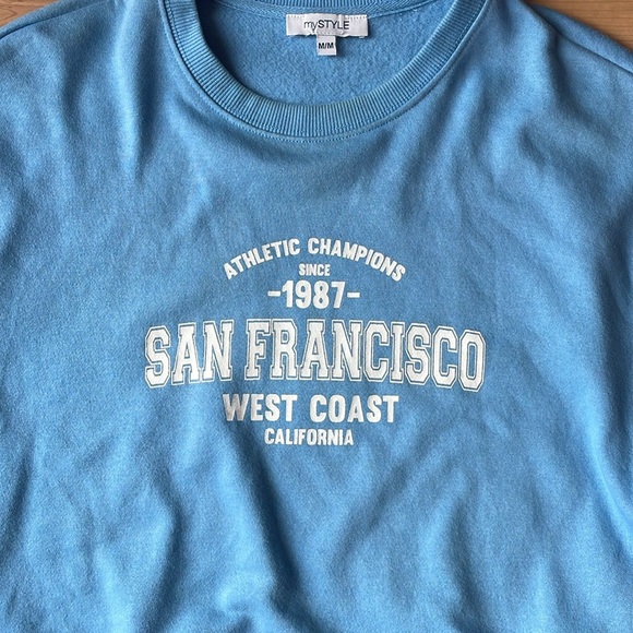 Mystyle college graphic crewneck sweatshirt - Picture 3 of 5